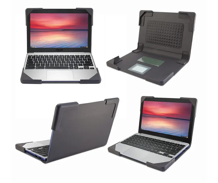 These “book covers” can help protect Chromebooks in the classroom