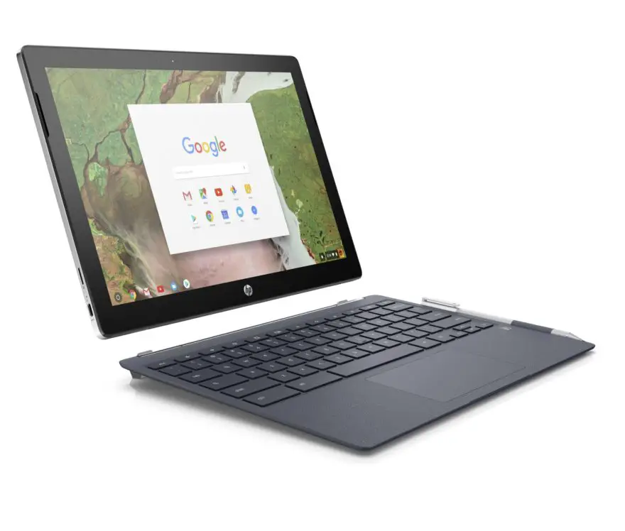 Interchangeable Chrome OS keyboard bases with Google Assistant key for tablets coming