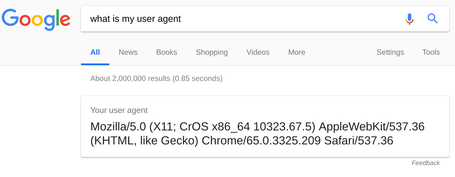 what is my user agent