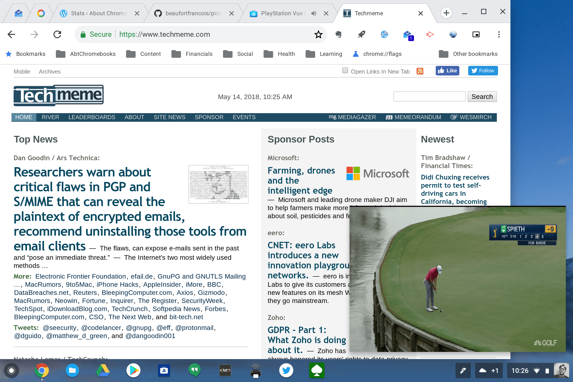 Chrome OS PiP