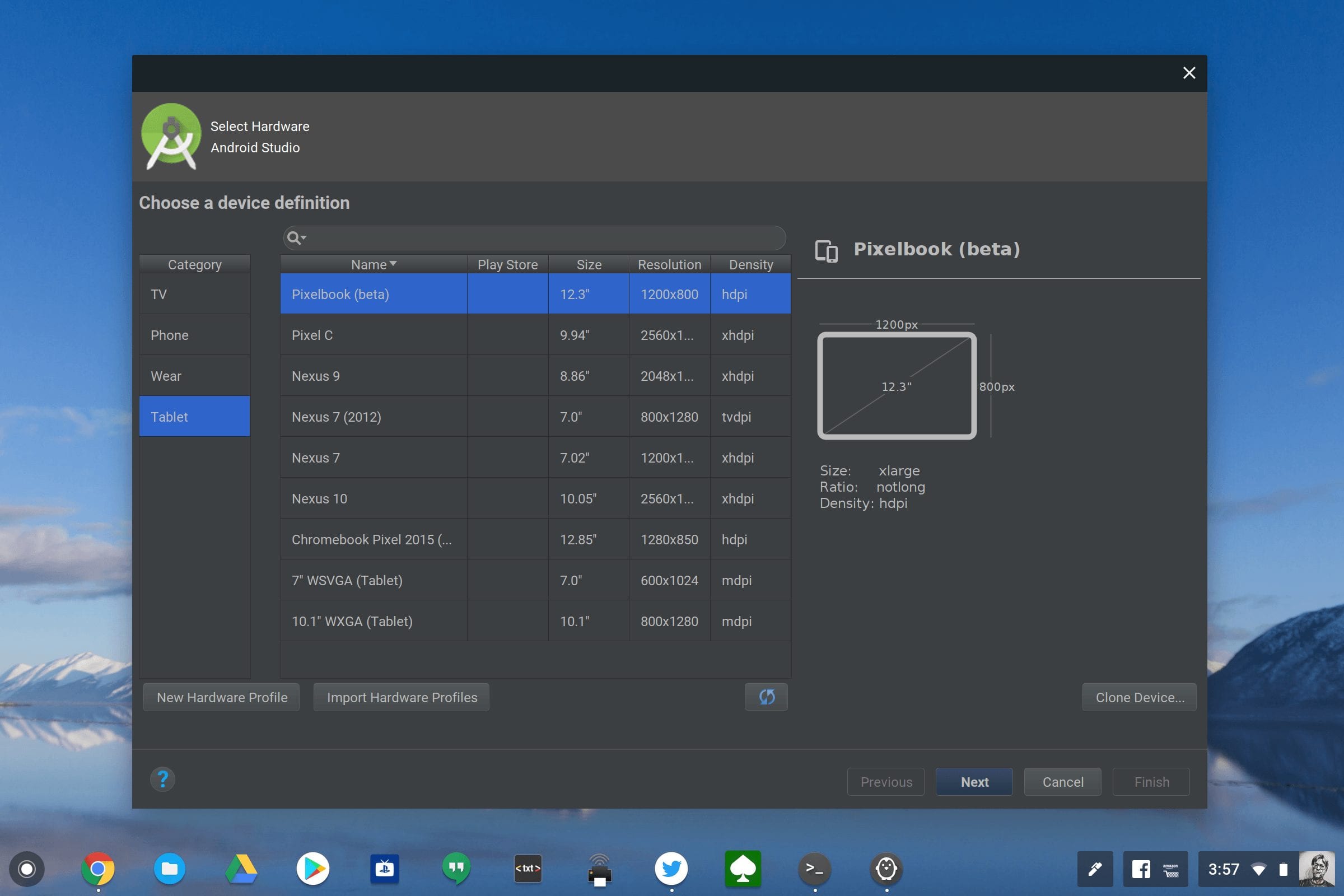 android studio emulator download