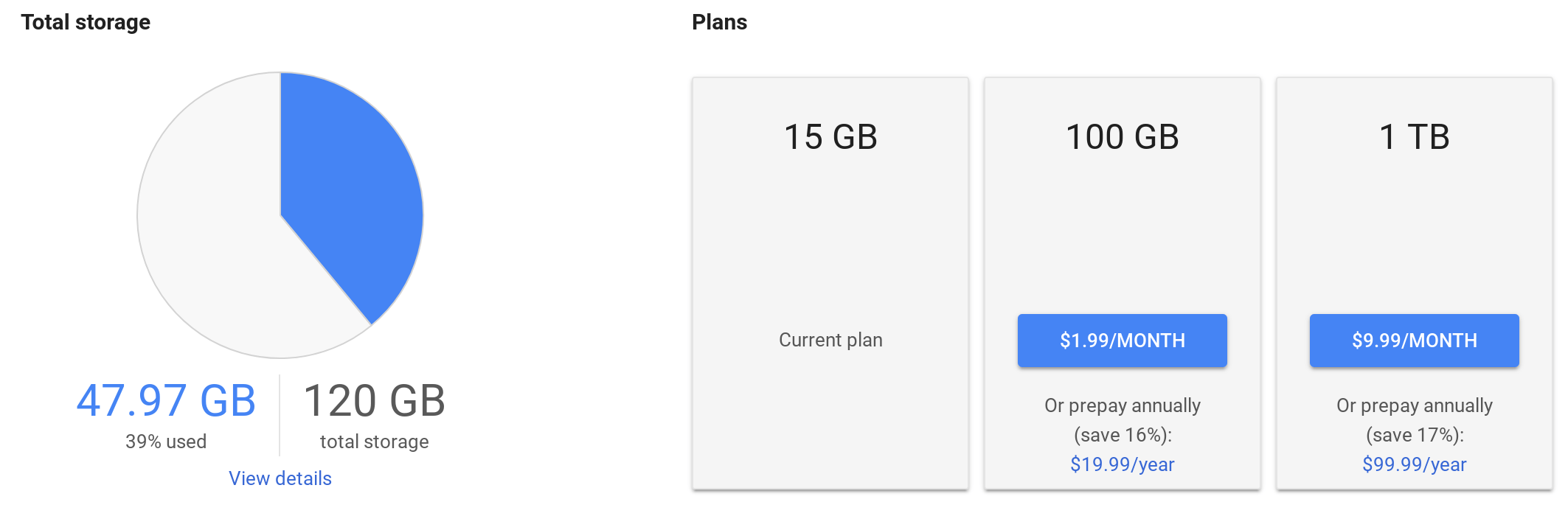 google drive storage cost google drive storage cost