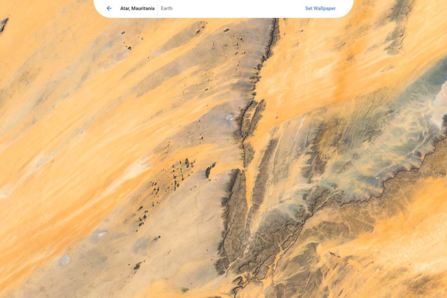 Chrome OS wallpaper picker preview