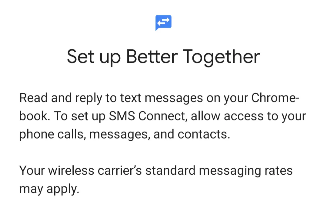 better together messages android p