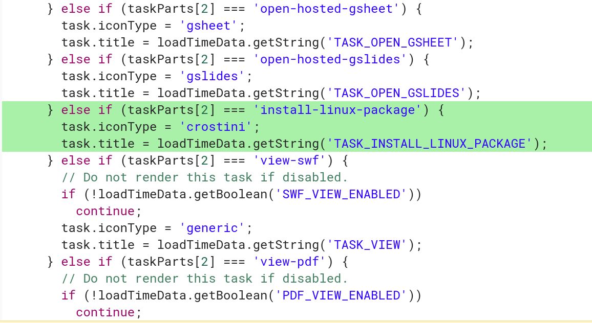 task install linux package