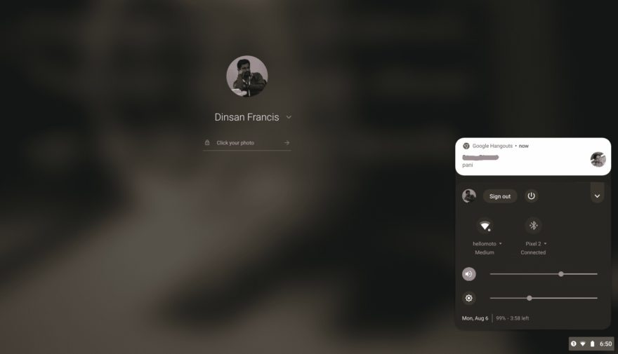 Chromebooks getting lock screen notifications similar to Android