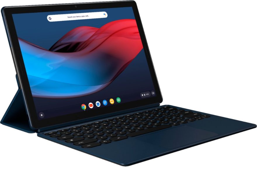Here’s what the Pixel Slate in its keyboard stand likely looks like
