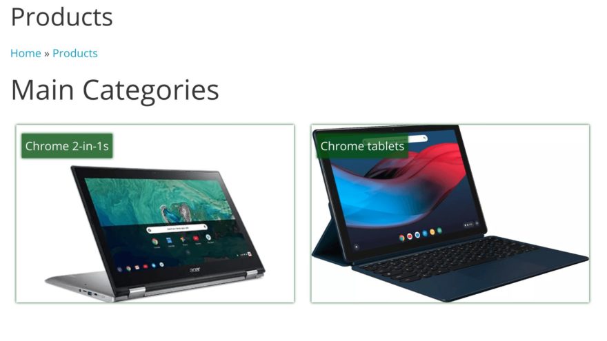 Preview of the new Chromebook database now available
