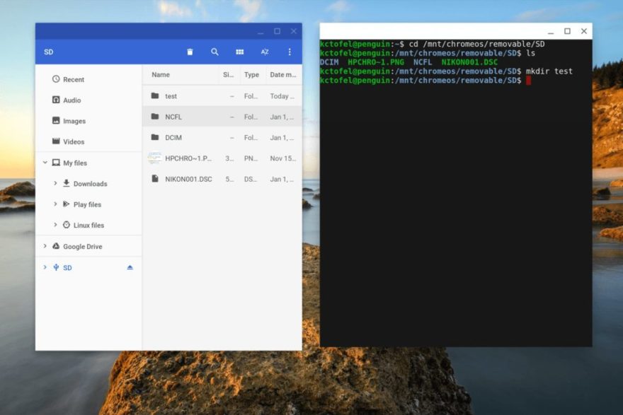 Chrome OS 72 Dev Channel update includes USB support for Crostini and Android 9