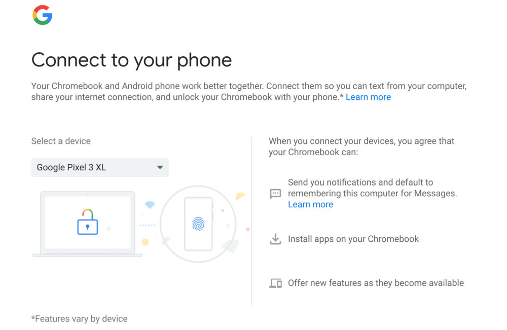 Google expands Instant Tethering connection to 15 Chromebooks and 30 Android phone models