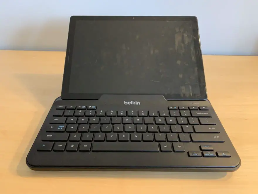 Review: Belkin $50 desktop keyboard for Chrome OS that holds the Pixel Slate