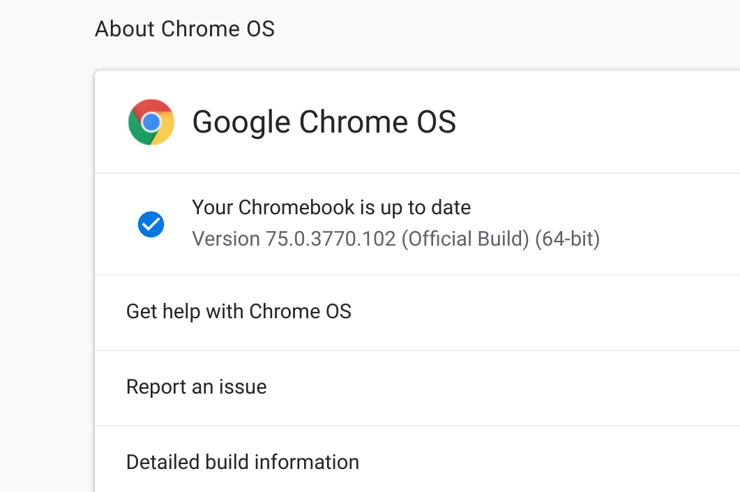 Chrome OS 75 Stable Channel rollout paused