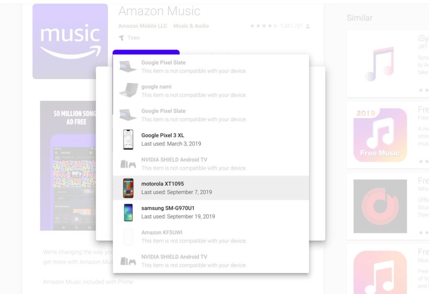 Why has Amazon pulled its  Music Android app from Chromebooks?