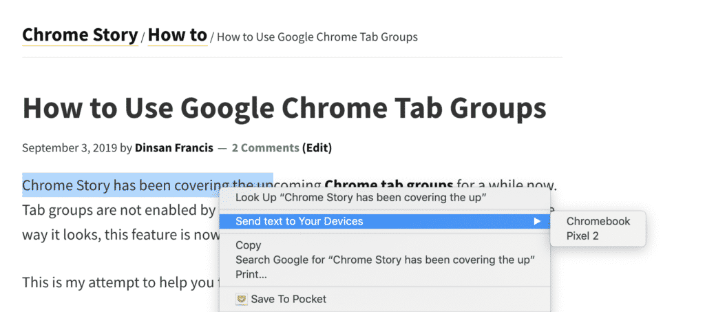 First look at the Shared Clipboard feature coming to Chrome OS 78