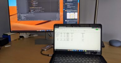 Vertical display support on Chromebooks