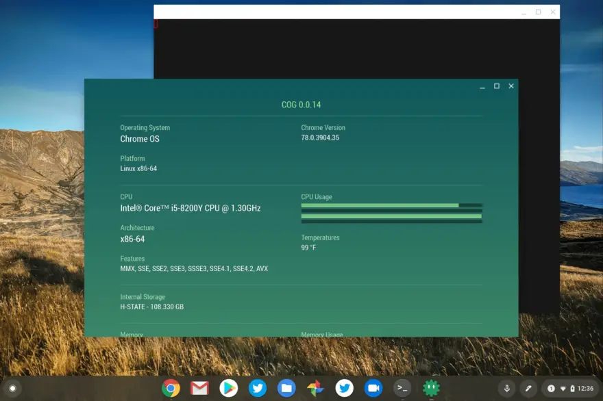 Chrome OS 79 to throttle CPU usage on background Linux apps, improving web, Android performance as needed