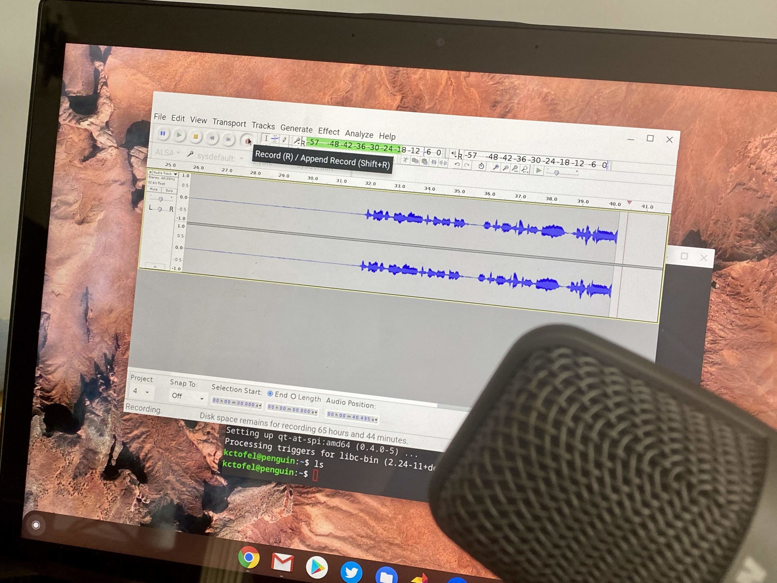 Microphone audio capture arrives in Linux on Chromebooks. Here’s how to use it