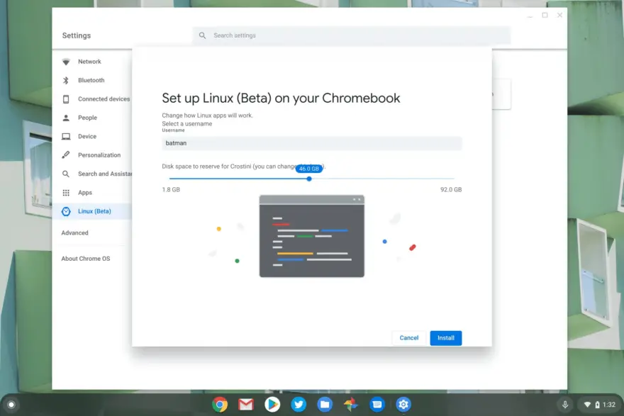 Run Linux on your Chromebook