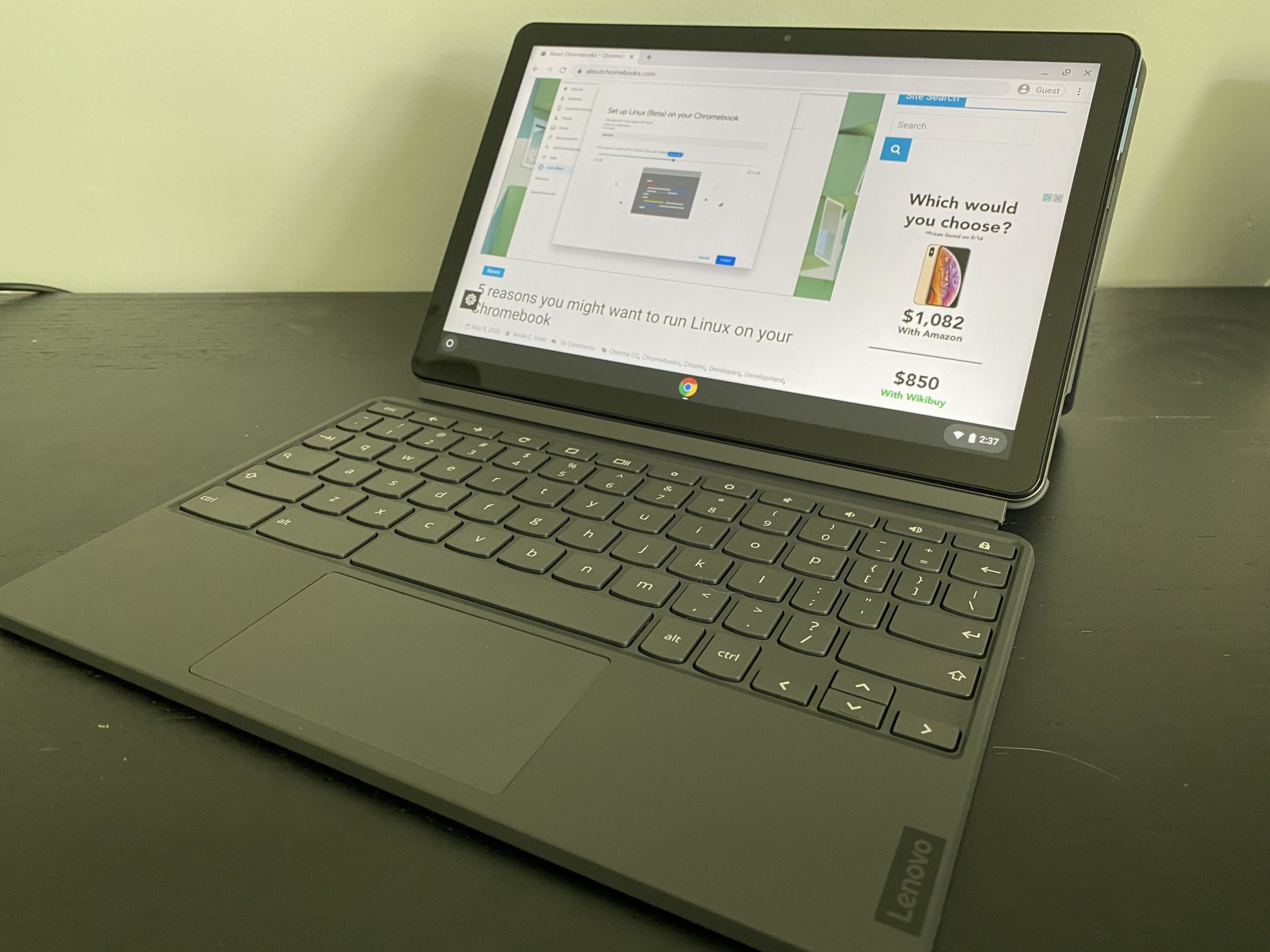 299 Lenovo Duet Chromebook First Impressions Positive As Long As