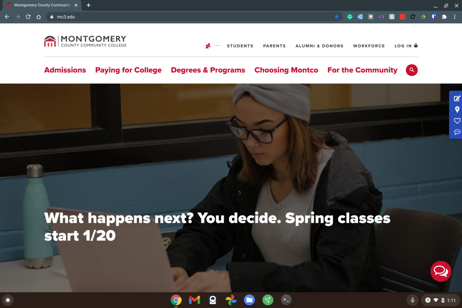 How to view apps or browser tabs side-by-side on a Chromebook