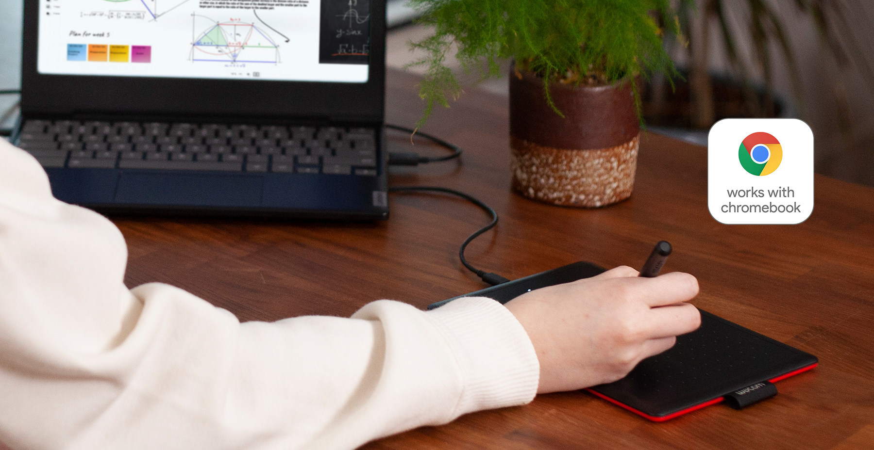 No stylus for your Chromebook? The One by Wacom adds it with a drawing pad for $60