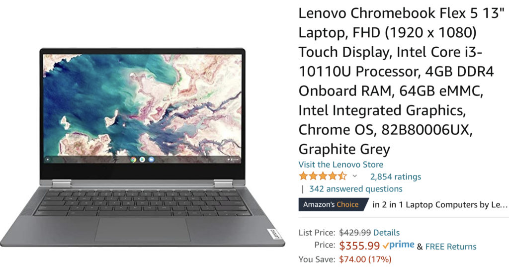 Lenovo Chromebook Flex 5