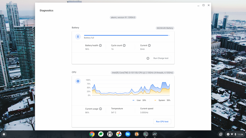 Chrome OS 91 update performance post install