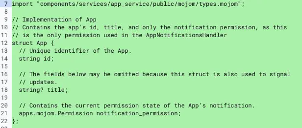 Chrome OS individual app notification settings