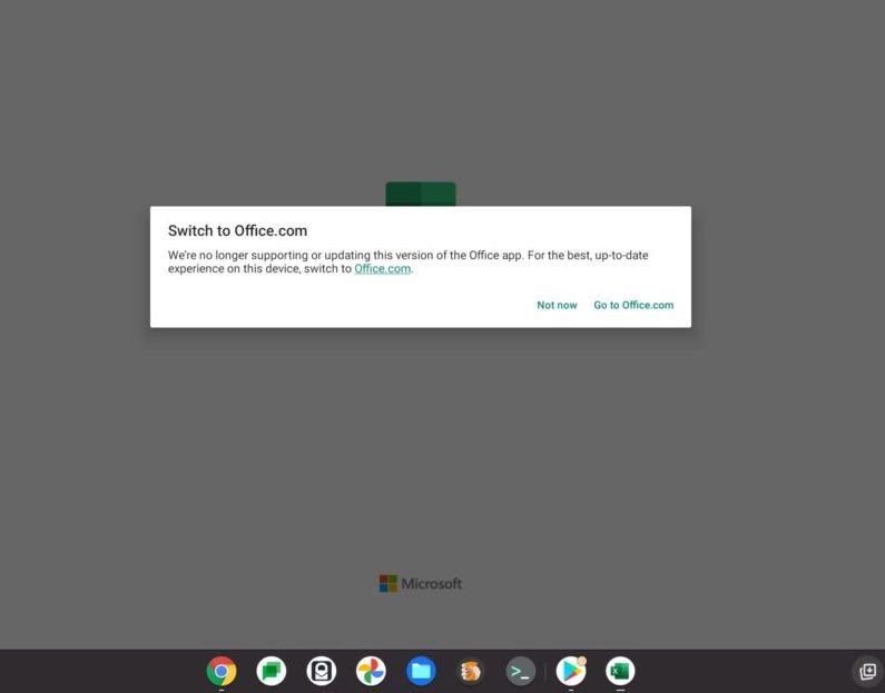 Chromebooks to run Office