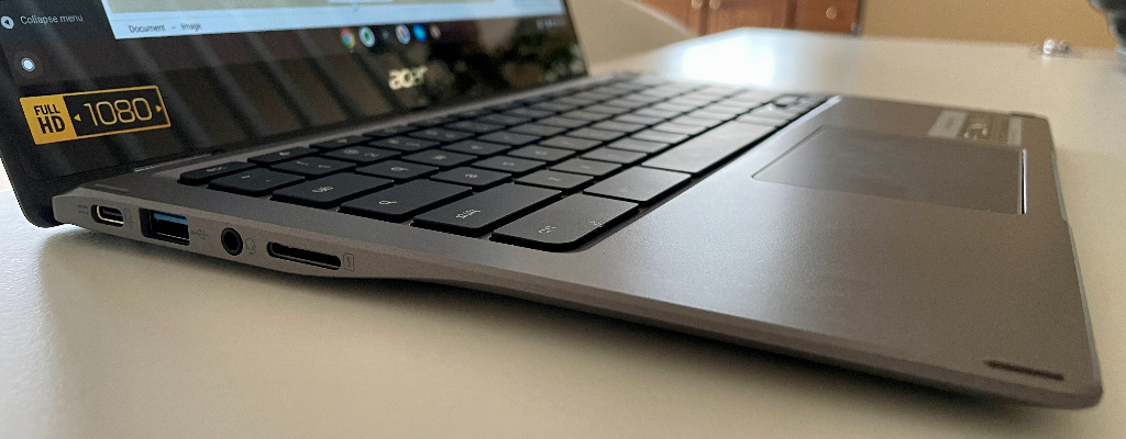 Acer Chromebook Spin 513 left side
