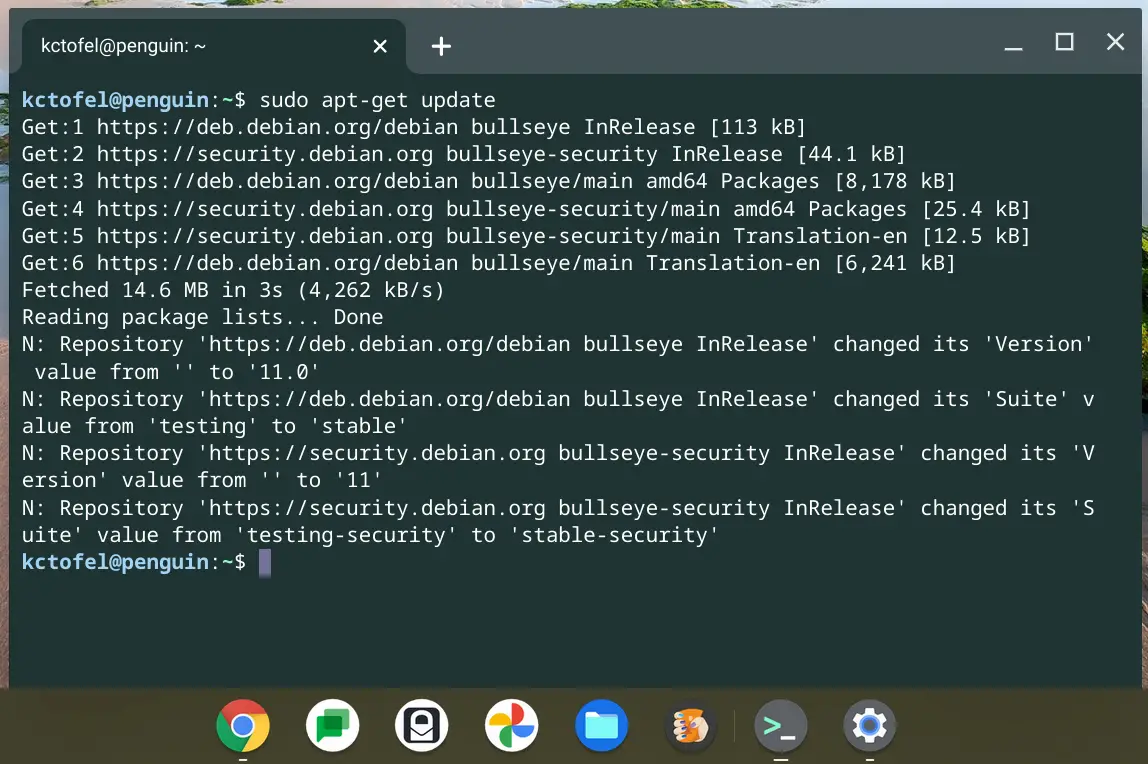 Chrome OS 94 brings Debian Bullseye to Linux on Chromebooks