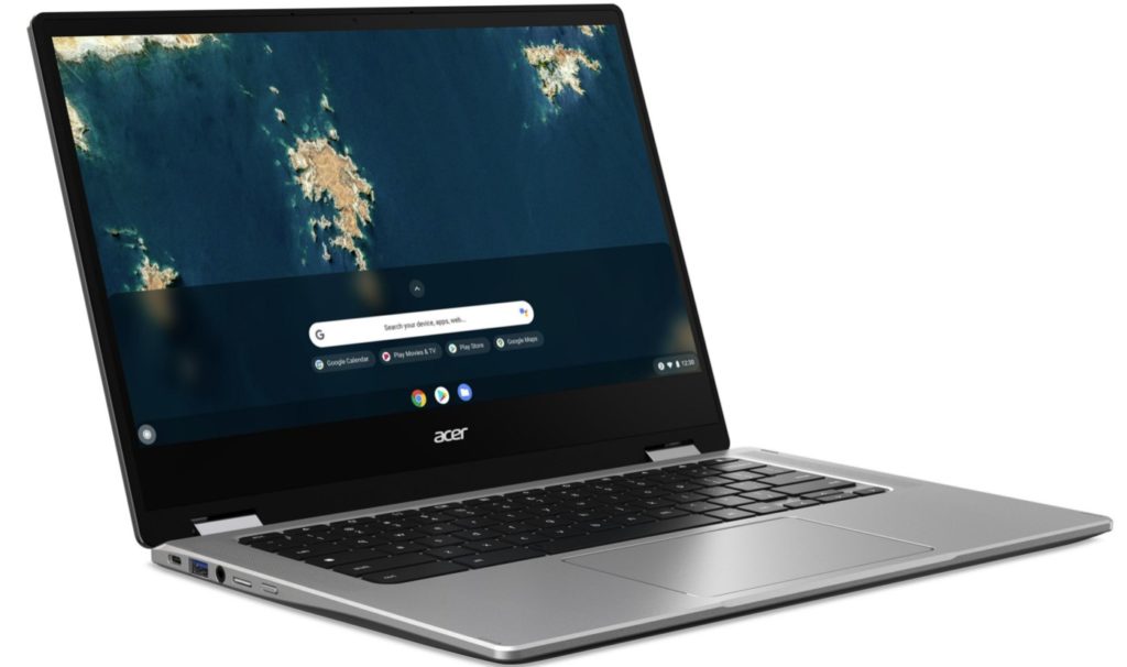 Acer Chromebook Spin 314 front left