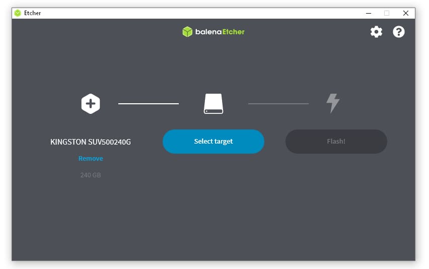 Balena Etcher to flash Chromium OS