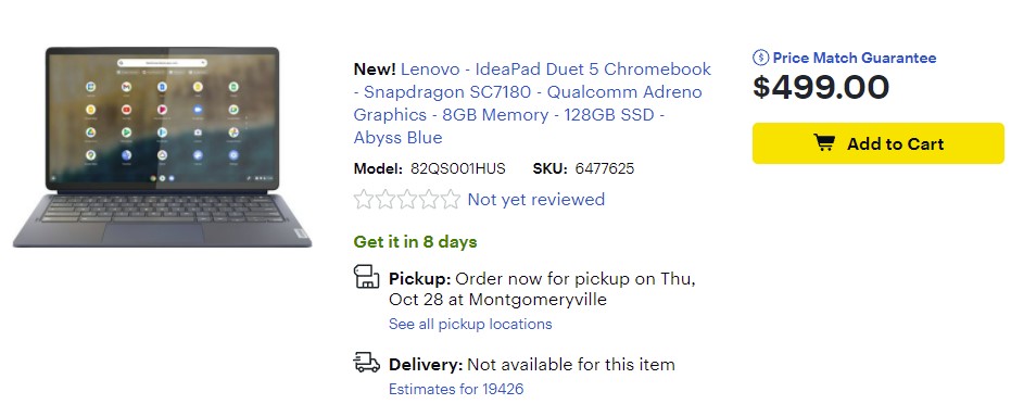 Lenovo Duet 5 Chromebook