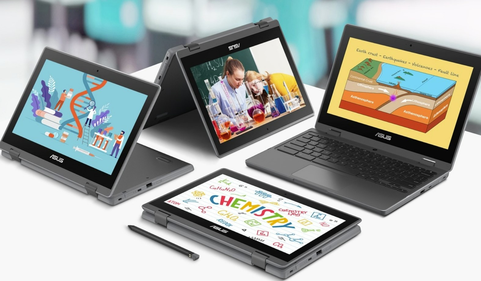 A new trio of Asus Chromebooks for students are coming