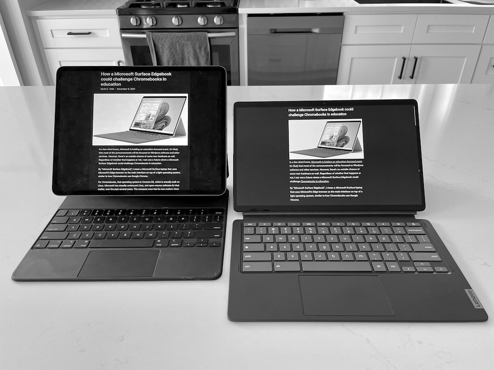 Lenovo Duet 5 Chromebook aspect ratio