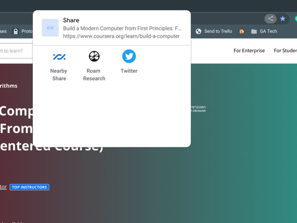 WebコンテンツをPWAに共有する