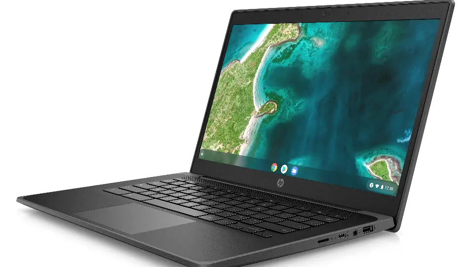 HP Fortis 14 G10 Chromebook front right