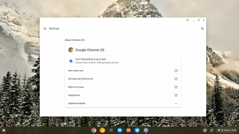 Chrome OS automatic updates