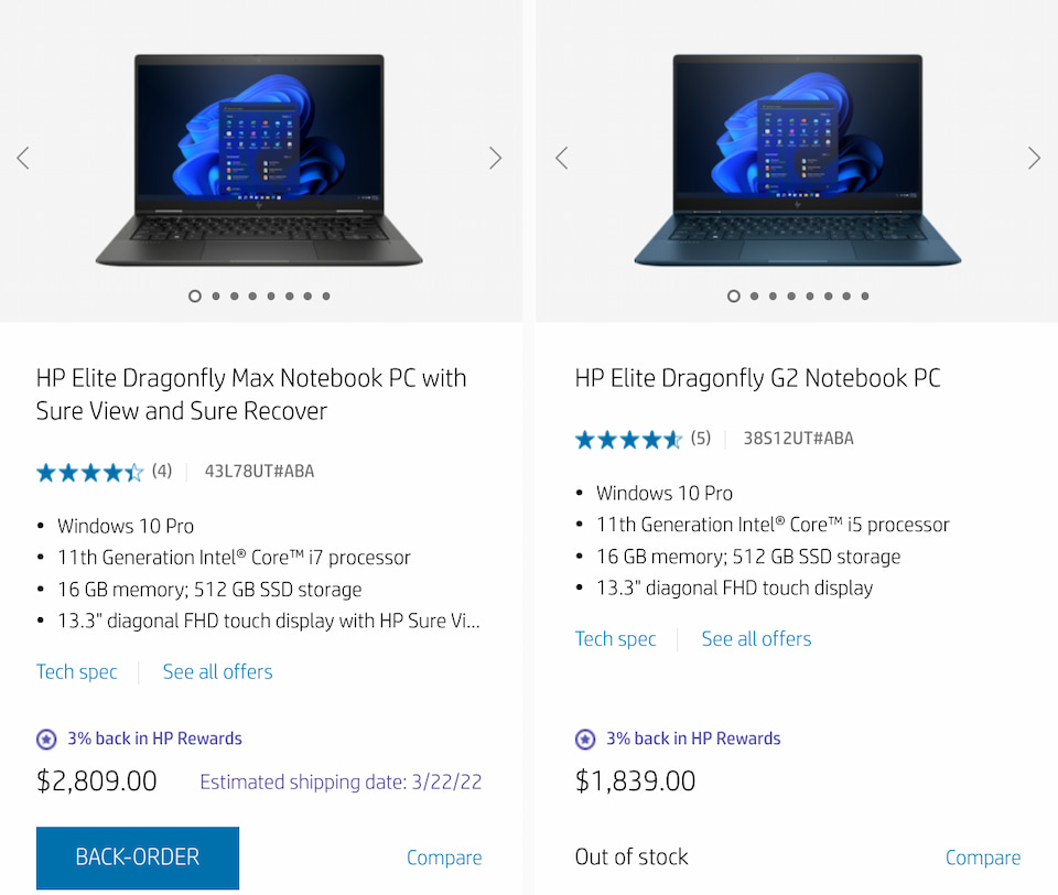 HP Elite Dragonfly G2