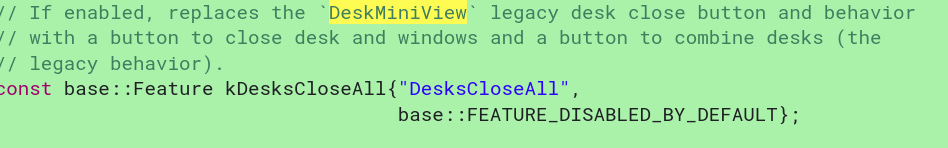 Chrome OS virtual desks update