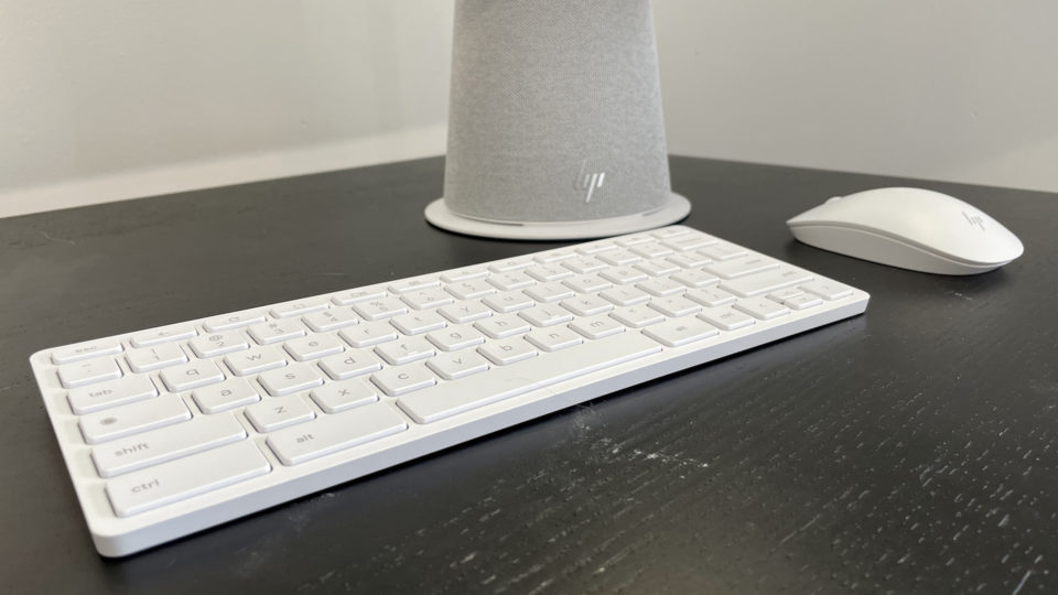 HP Chromebase wireless mouse and keyboard