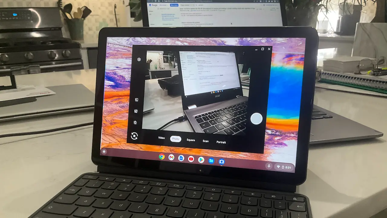 Chromebook camera bug in Chrome OS 100