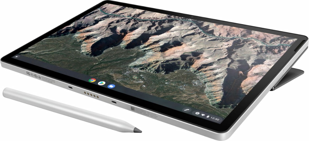 HP Chromebook x2 11 kickstand and pen in Chrome OS tablet mode