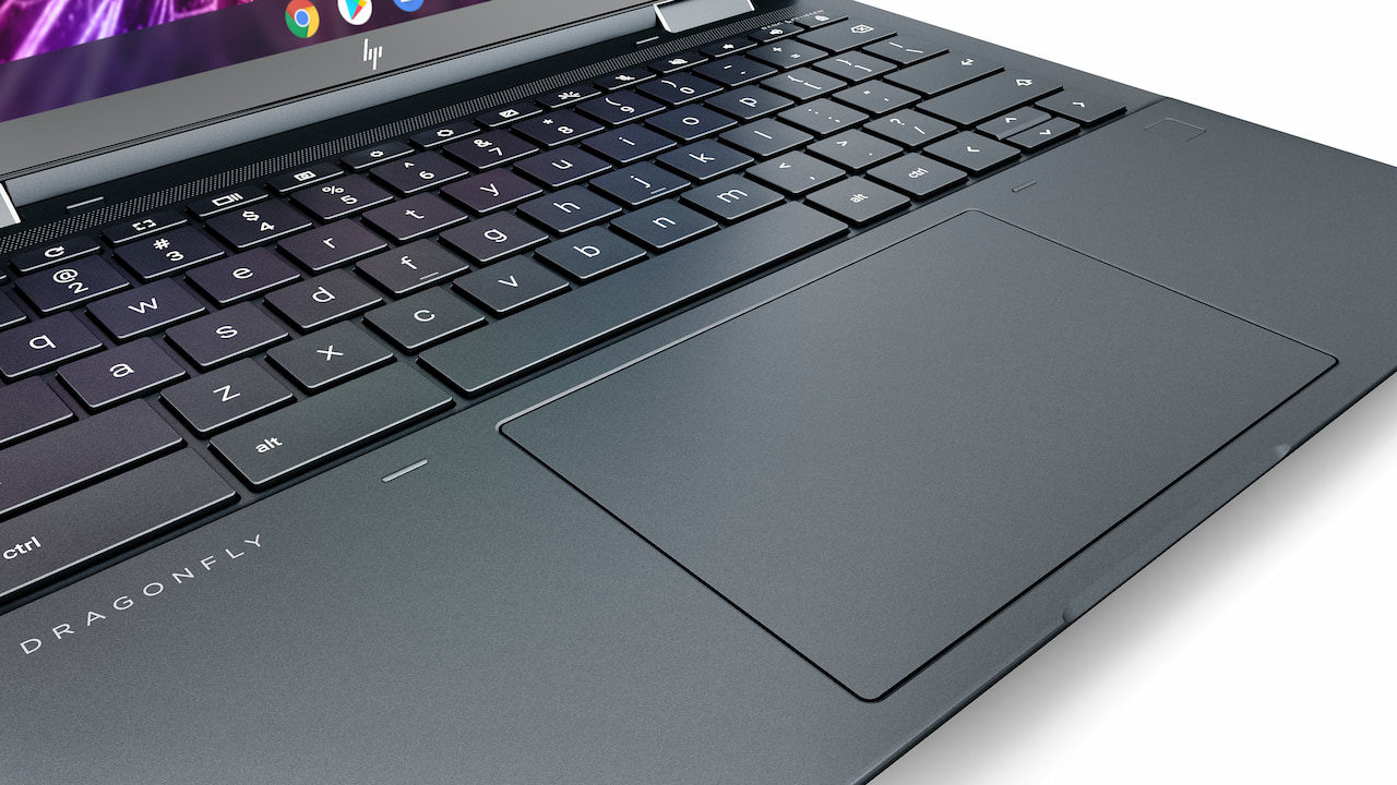 HP Elite Dragonfly Chromebook trackpad