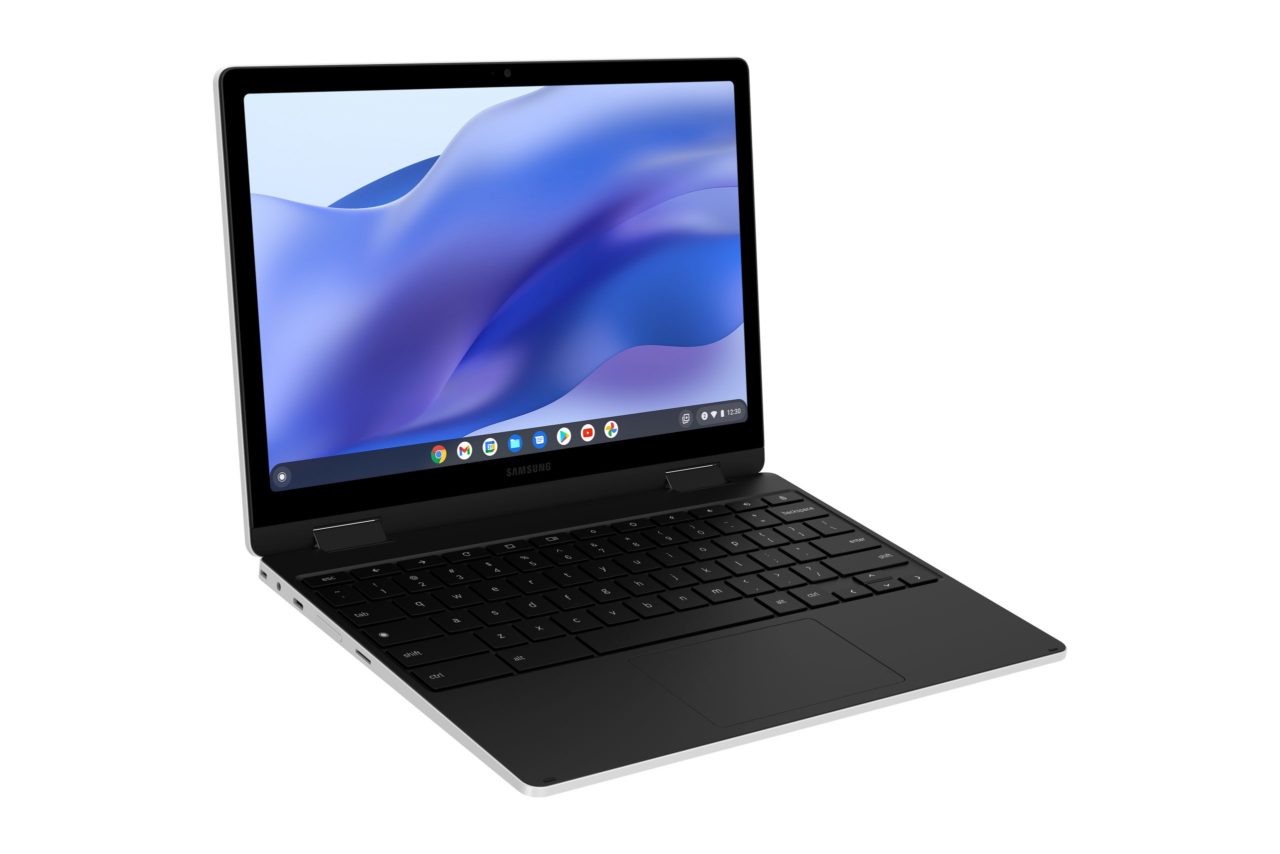 Samsung Galaxy Chromebook 2 360 open
