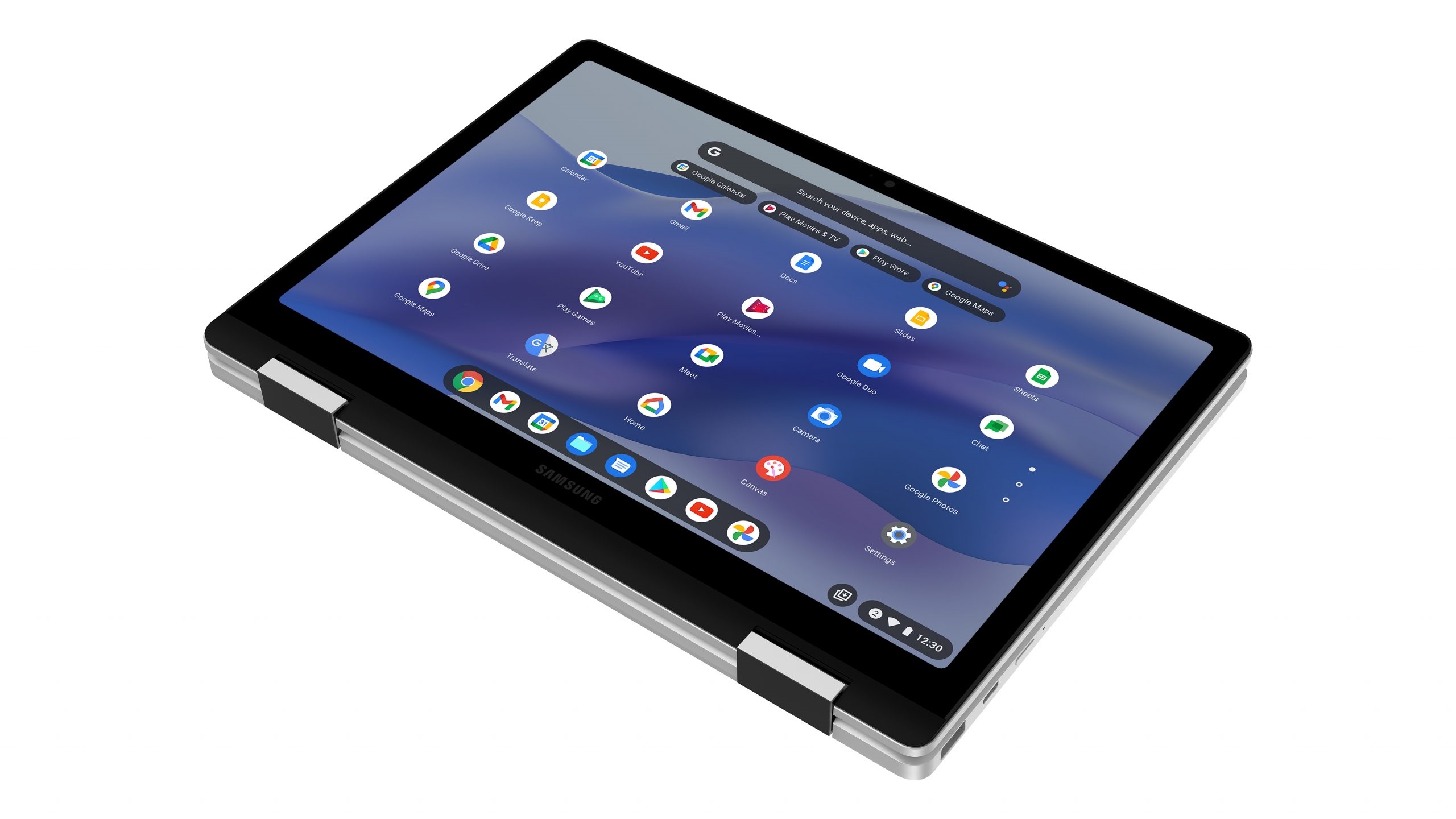 Samsung Galaxy Chromebook 2 360 tablet mode