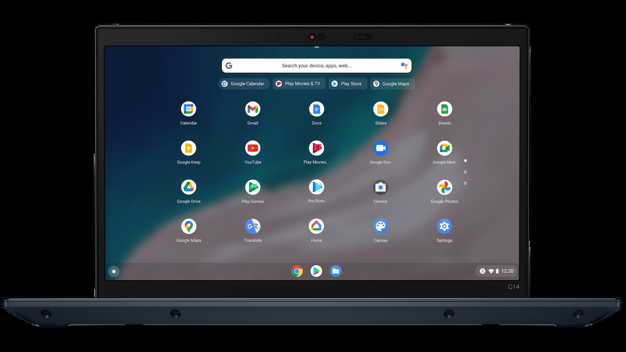 Lenovo ThinkPad C14 Chromebook front