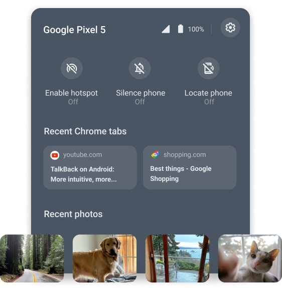 Chrome OS 103 recent photos Android