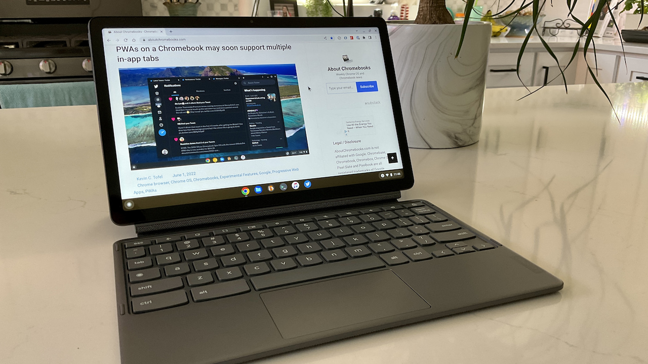 You can finally order an 8 GB Lenovo Chromebook Duet 3